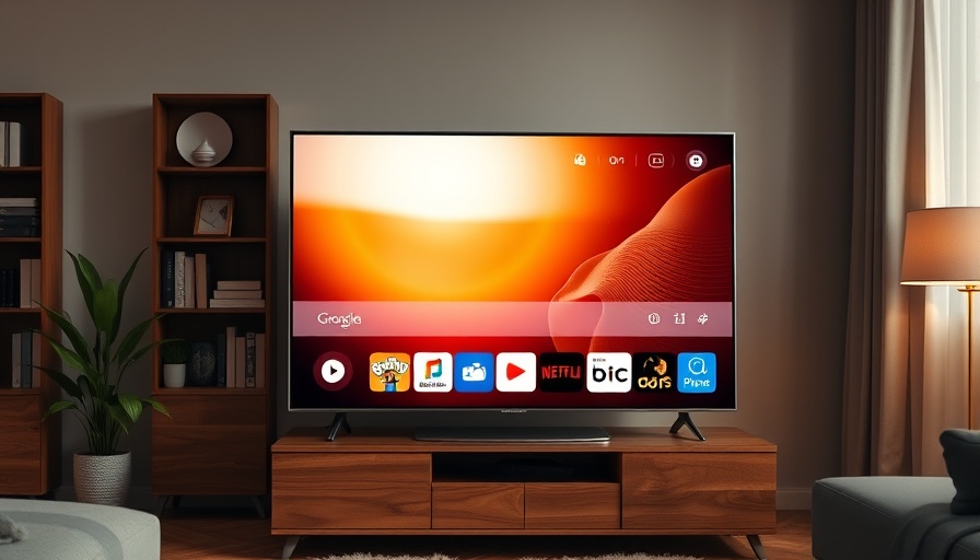 Smart TV with streaming apps and elegant setup for Best VPN for Smart TV.
