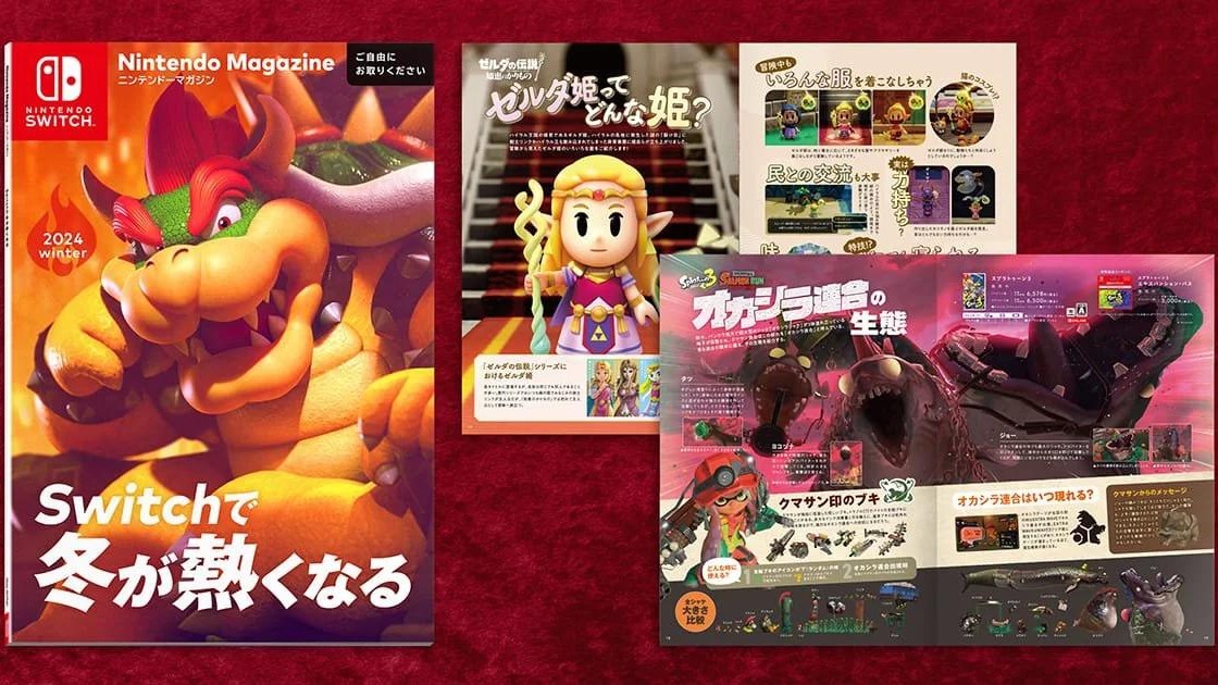 Nintendo magazine open to Mario Kart World spread, Kickstarter support.