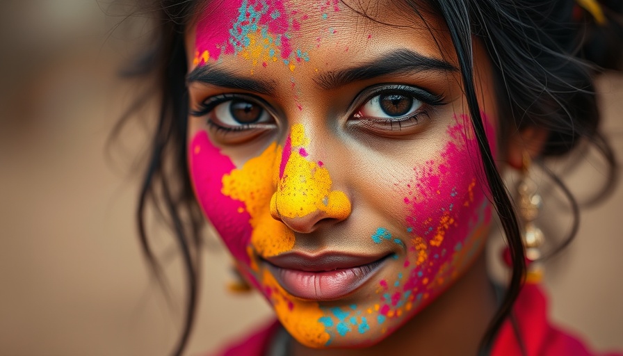 Colorful portrait symbolizing ethnic and cultural inclusion.