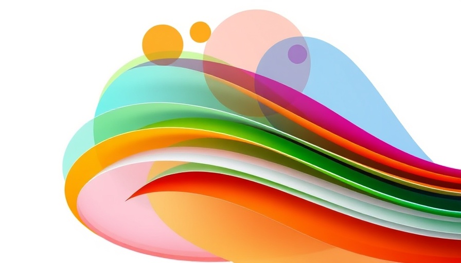 Colorful abstract layers under circular shapes, ERG Handbook for Inclusive Culture