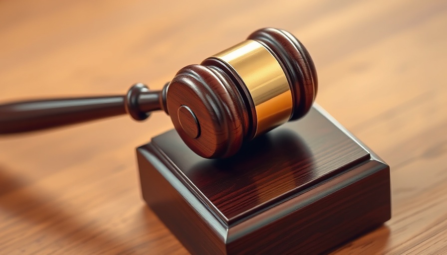 Judge's gavel representing DCSA Due Process Personal Appearance