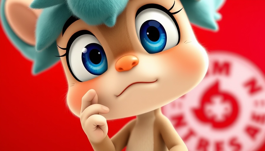 Curious animated character pondering during Nintendo Direct July 2025.