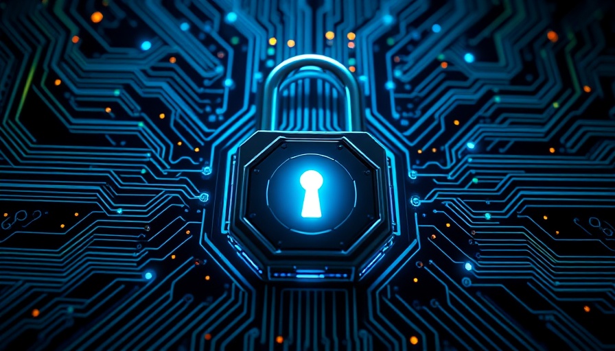 Futuristic digital padlock symbolizing launching a cybersecurity career.