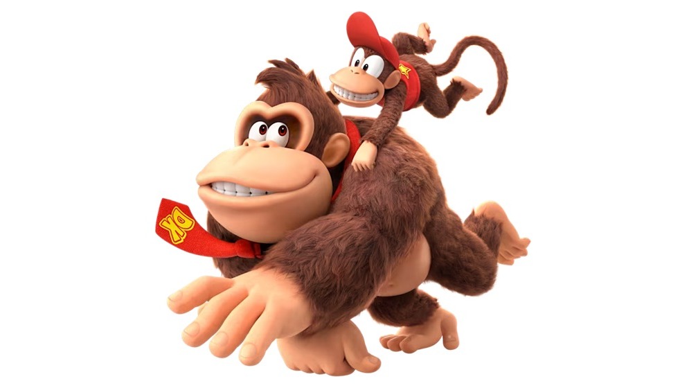 Animated gorilla character in Donkey Kong movie scene.