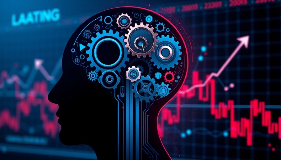 Abstract depiction of emotional intelligence with HR leadership metrics.