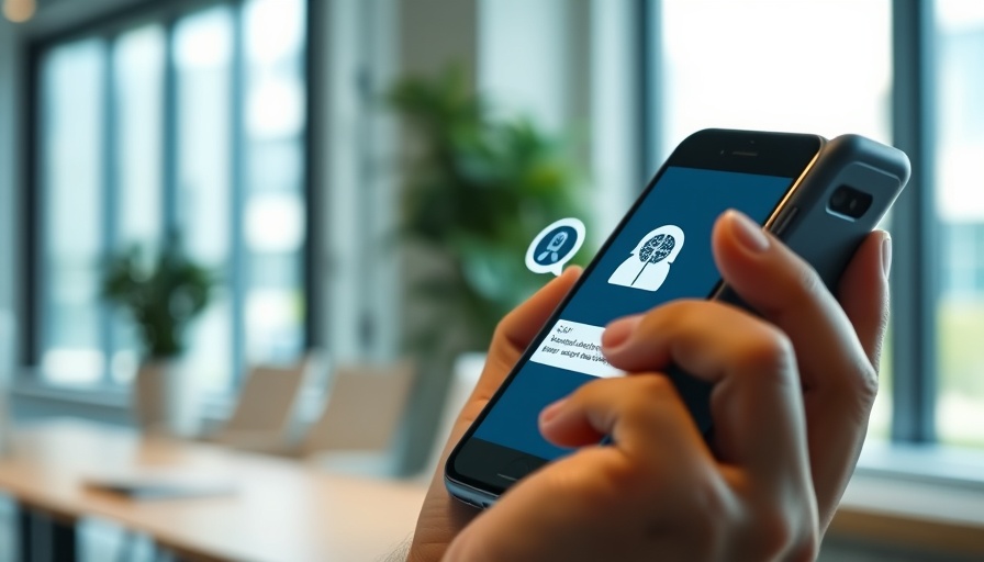 Unauthorized AI in workplace chat displayed on smartphone.