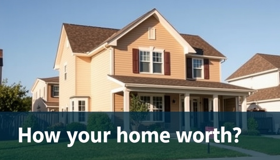 Real estate ad showing a classic home and market assessment offer.