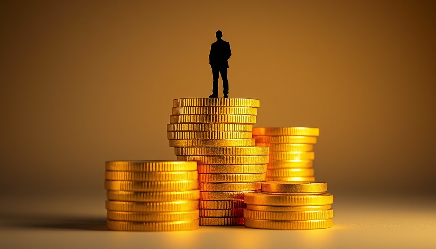 Golden stacked coins symbolizing importance of recognition in leadership.