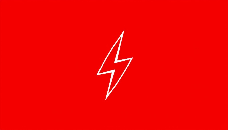 Logo with a white lightning bolt in a red circle