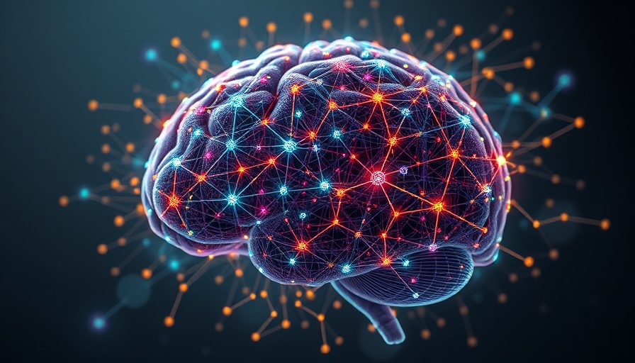 Illustration of a neural network brain symbolizing ADHD and entrepreneurship