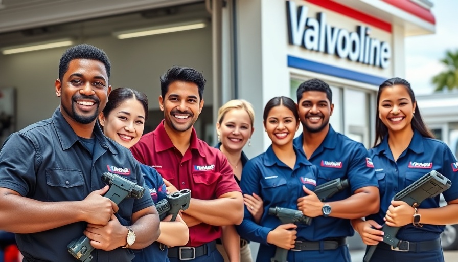 Valvoline diverse workforce showcasing teamwork.
