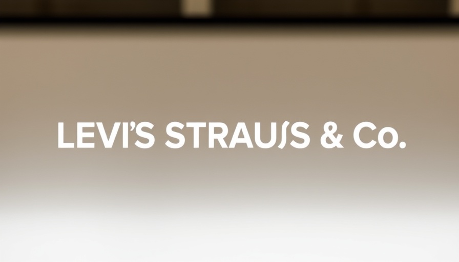 Levi Strauss & Co. logo, clean white text, simplicity in design.