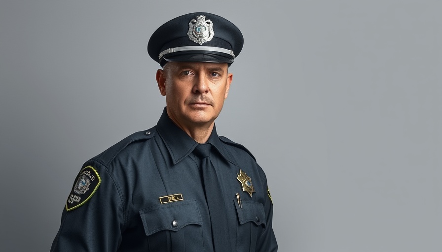 ISP Sellersburg District Commander in uniform