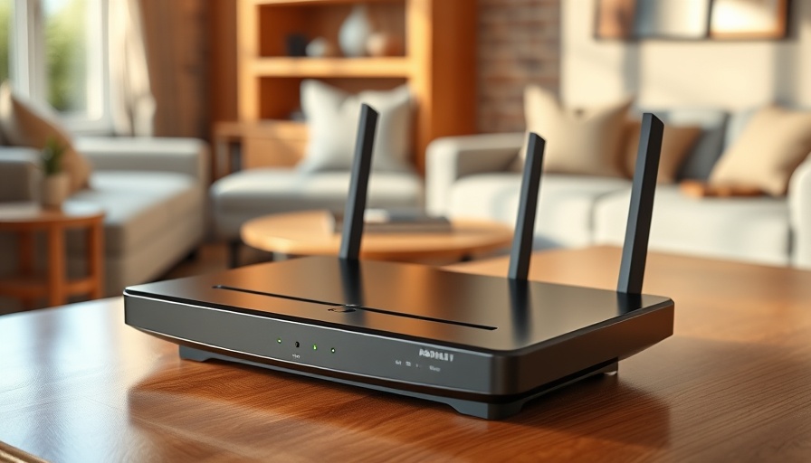 Mesh router devices comparison on wooden table