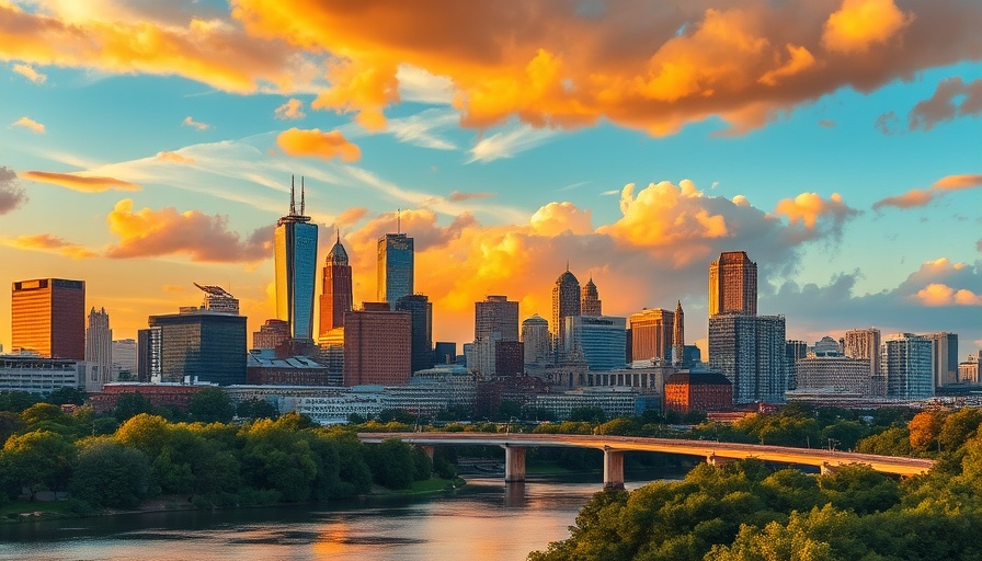Philadelphia skyline at sunset, highlighting the best internet providers in Philadelphia.