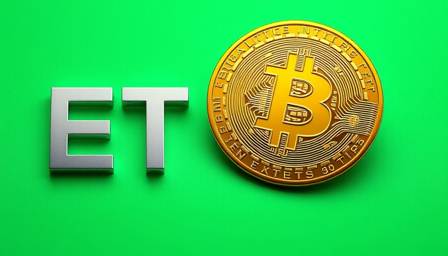Kazakhstan Bitcoin ETF concept with Bitcoin and ETF blocks.