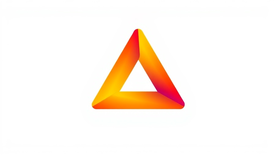 Abstract triangular logo representing 5Gbps Internet Radford Shentel