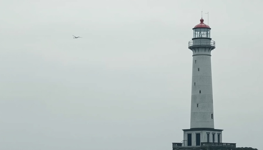 Choose the Right CEO for Volatile Times visualized as three steadfast lighthouses.