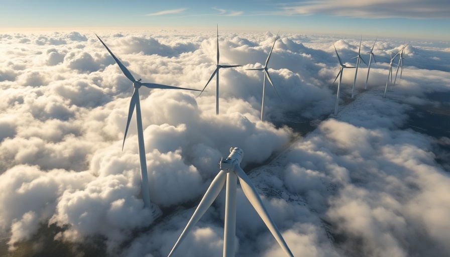 Khromtau wind power farm with turbines and landscape.