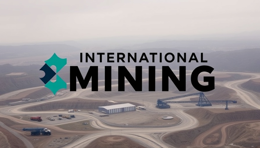 International Mining logo on mining background.