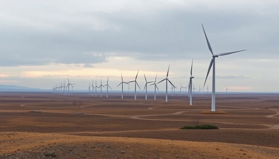 ERG opens wind power farm in Kazakhstan with modern turbines, International Mining branding.