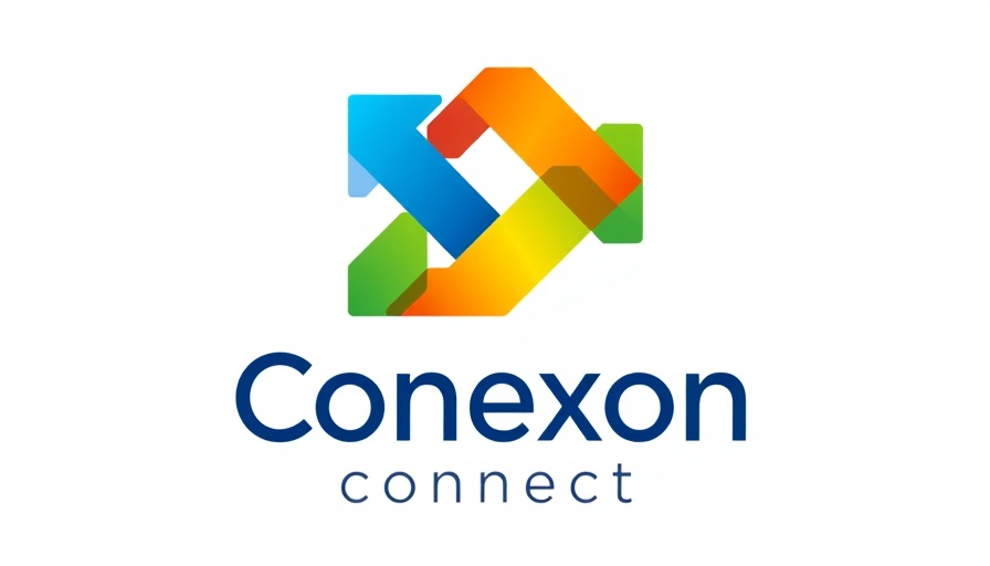 Conexon Connect logo with colorful arrows representing high-speed internet in rural Georgia.