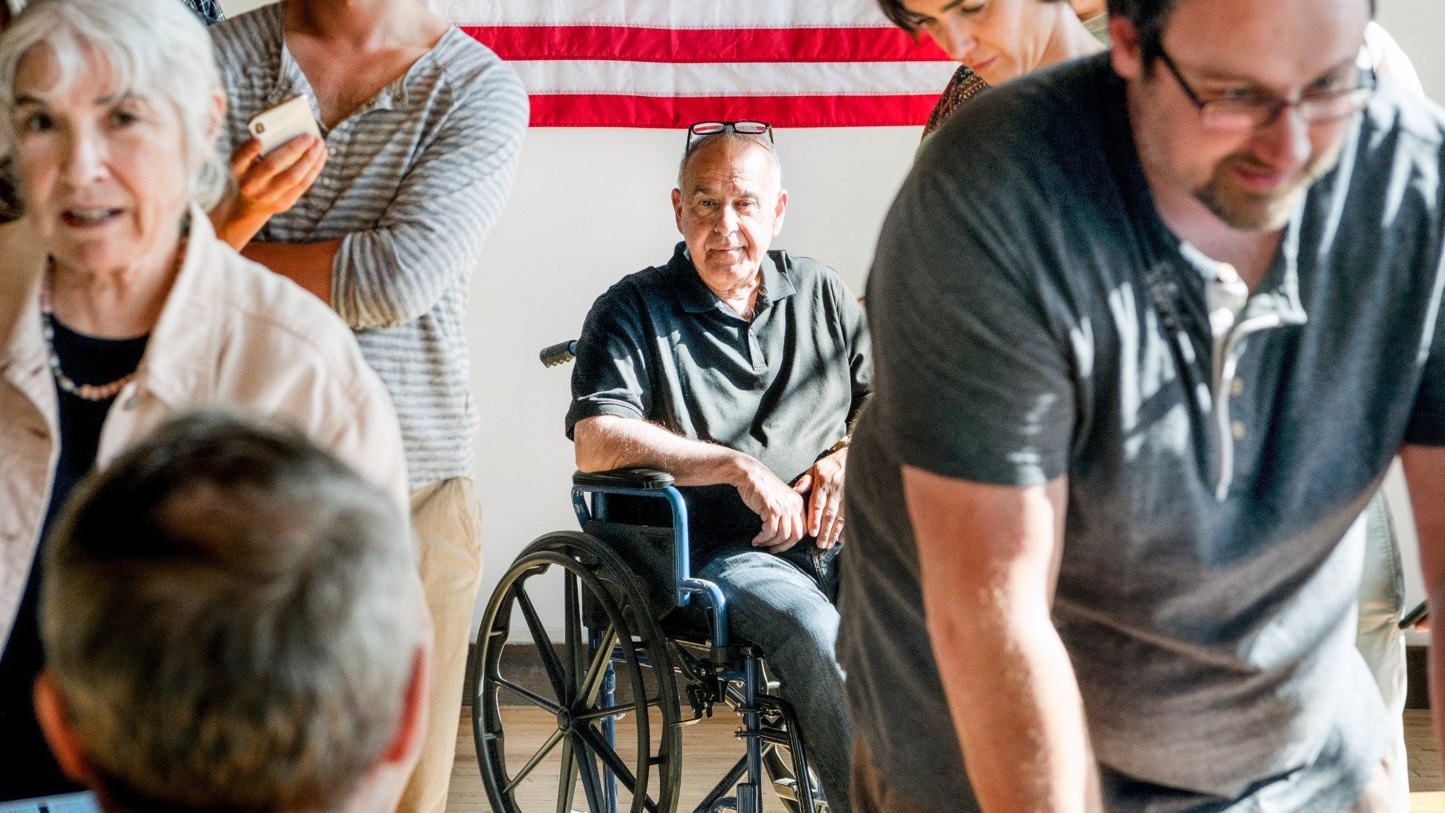 Proud veteran in San Antonio with the Alamo, veteran services San Antonio.