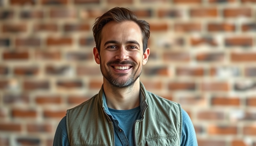 Smiling man exemplifies Cascade Natural Gas community support.