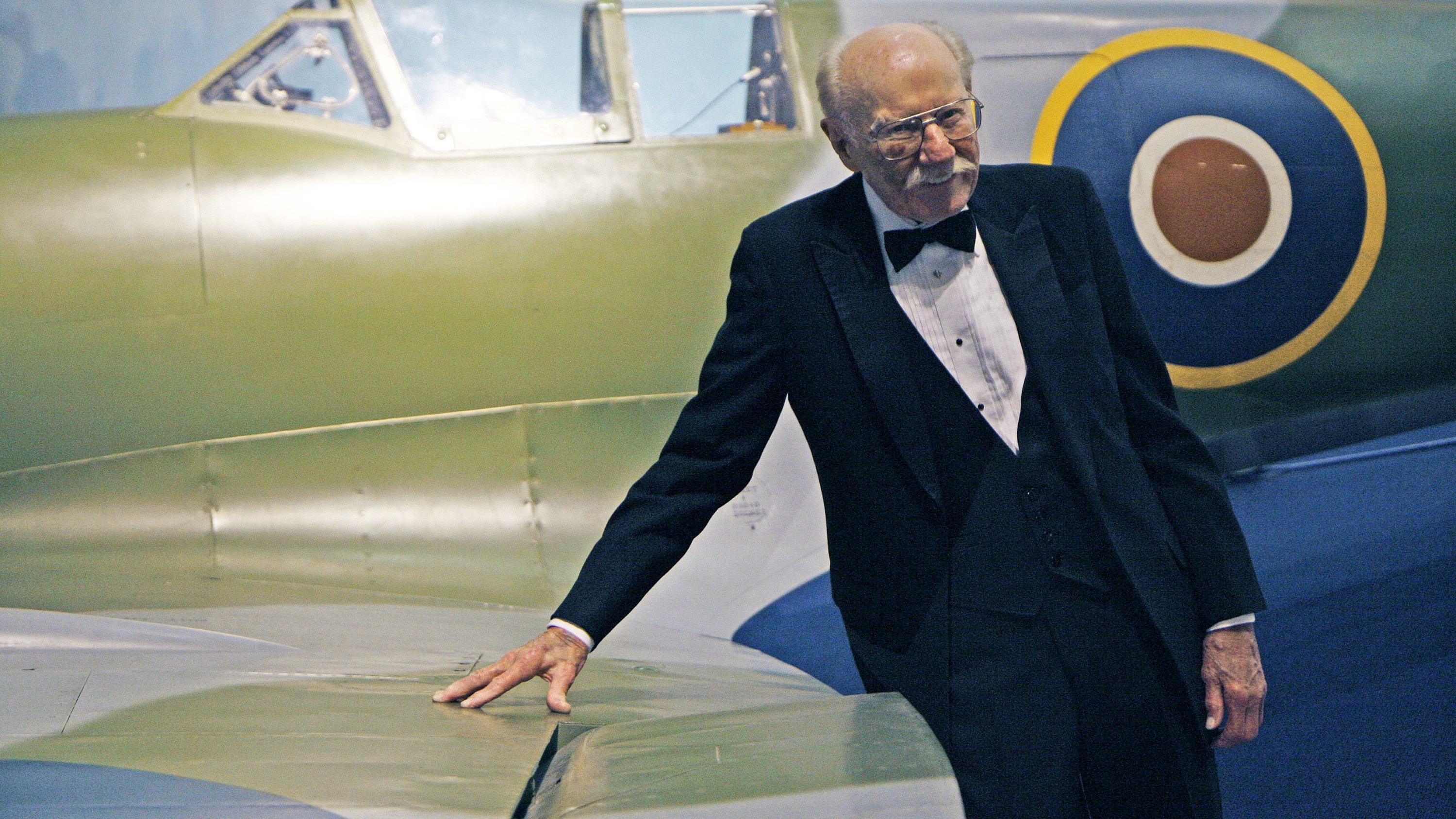 Determined pilot preparing for flight, Valor in Action theme.