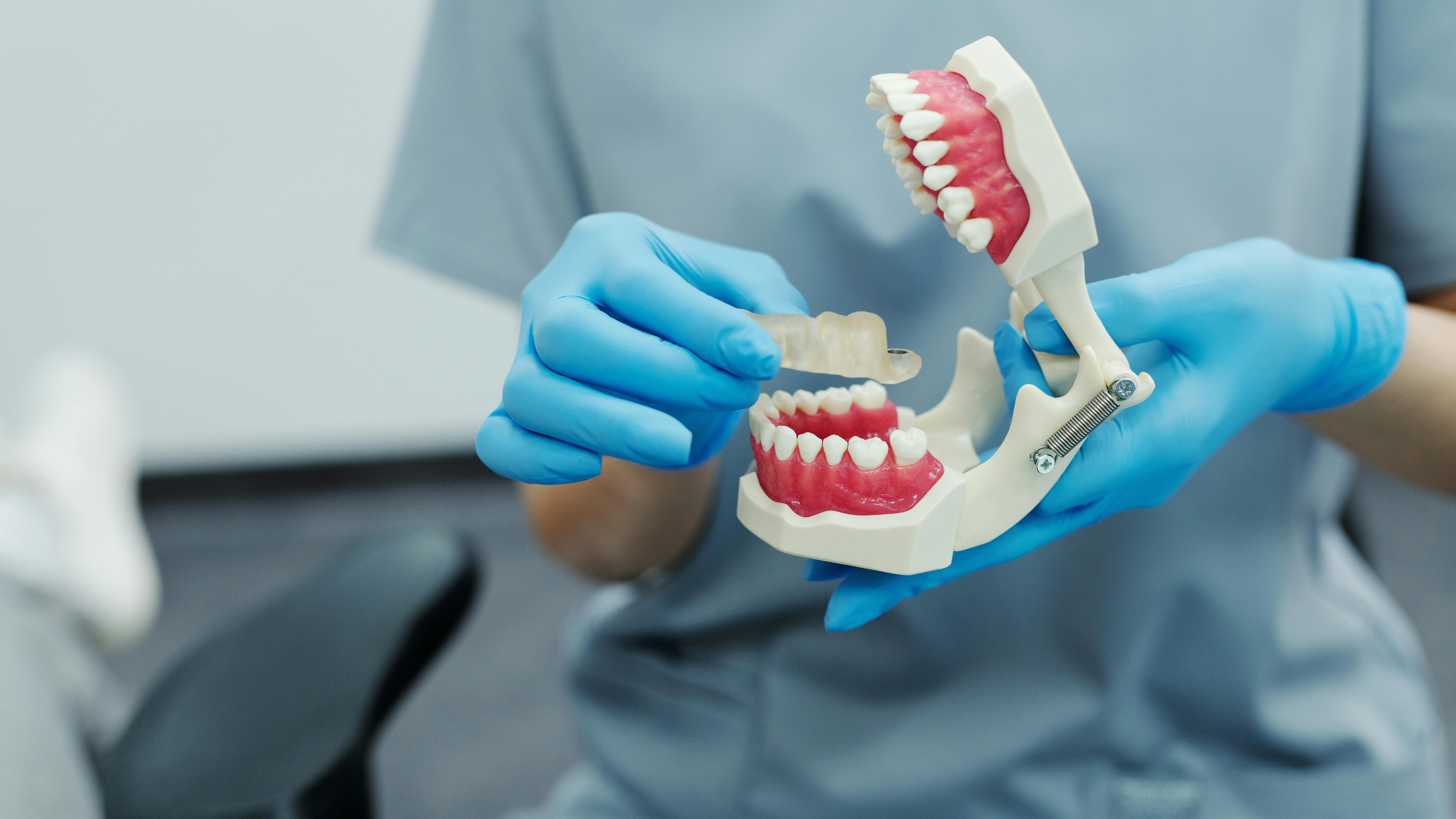 Close-up of dental tools highlighting 'prioritize dental care' approach.