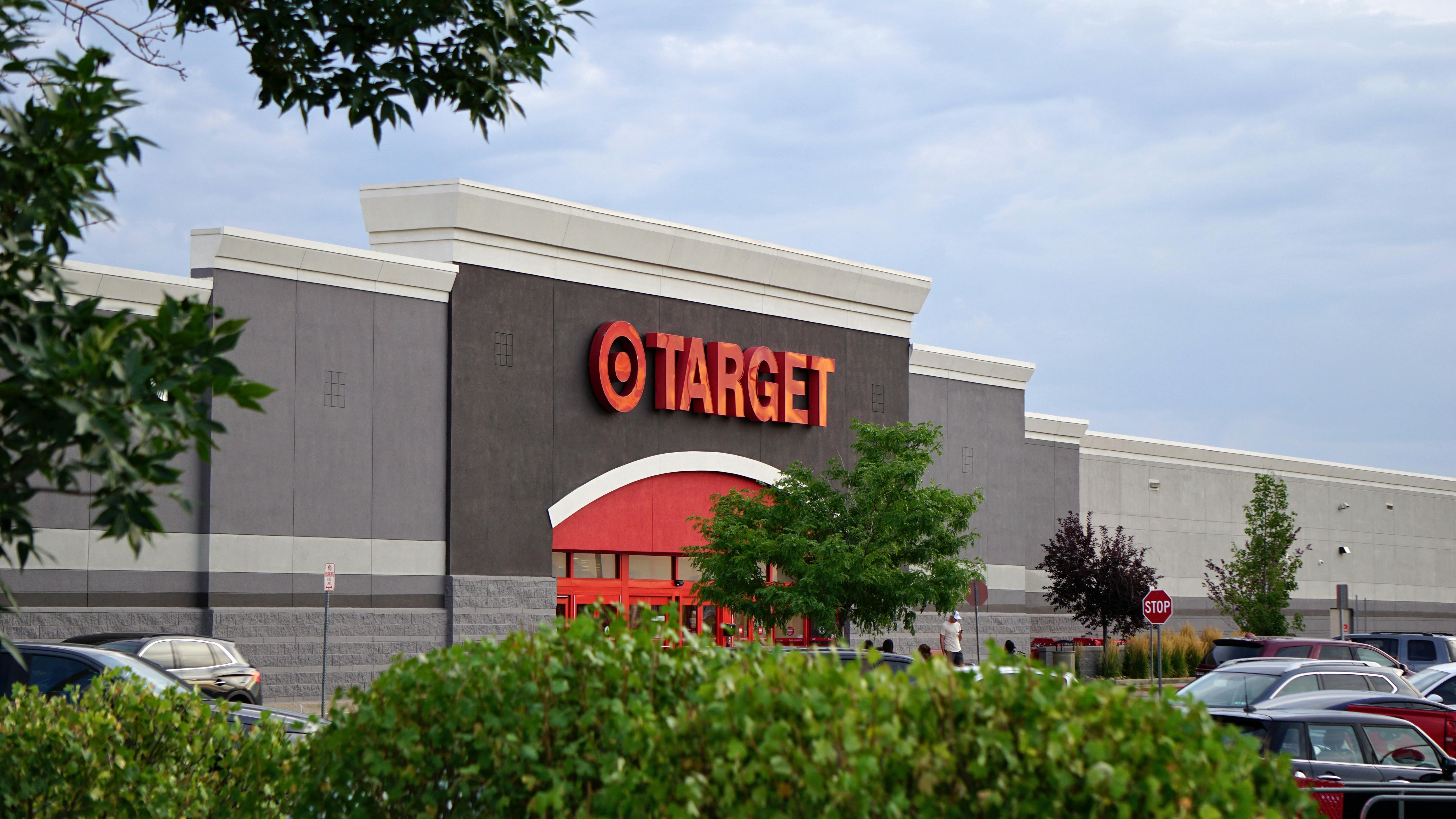 Target storefront in urban area, symbolizing return to office plan.