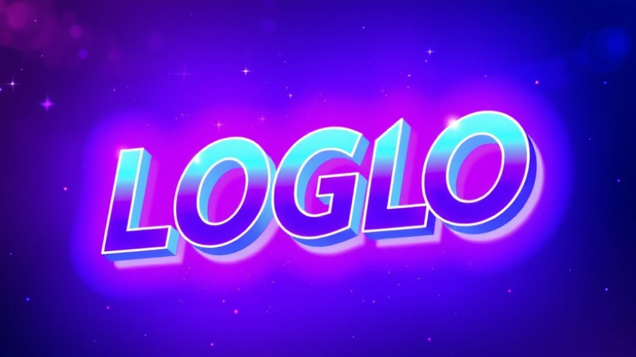 Futuristic logo with vibrant gradient for vibe coding for startups