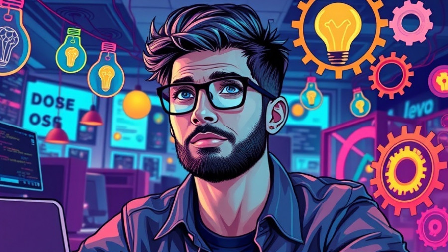 Developer brainstorming ideas for Google AI Studio app development.