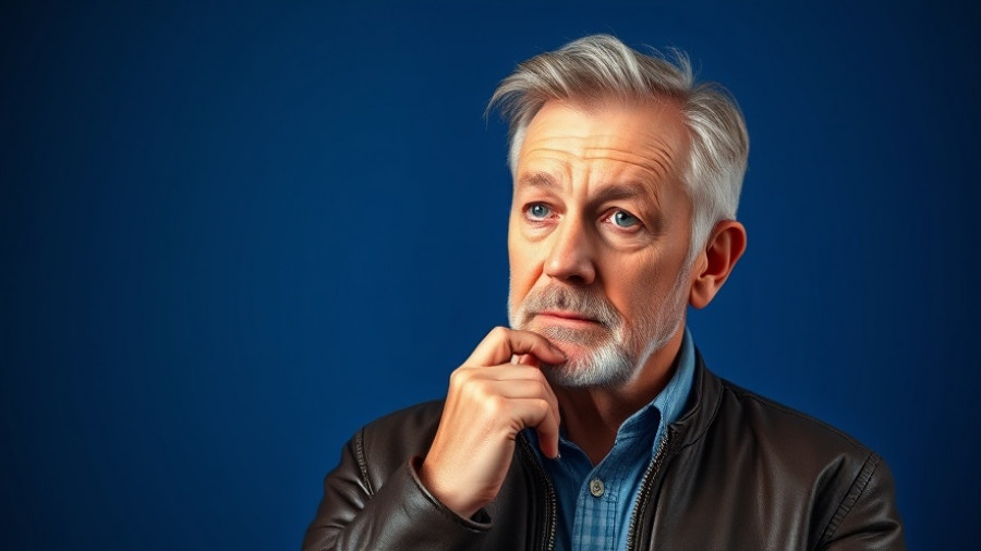 Intangible Brand Value: marketing podcast cover with elder man.