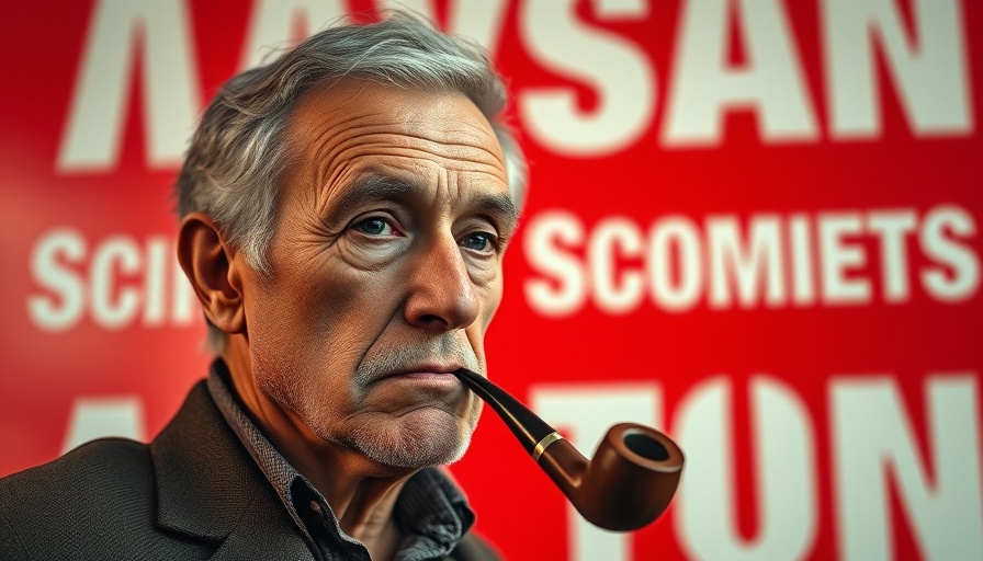 Mad Men Marketing Quotes with thoughtful older man.