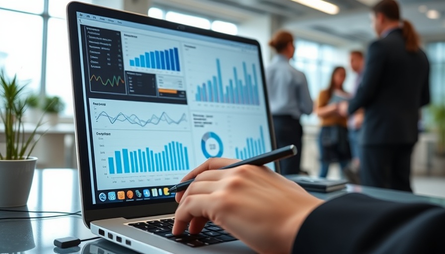 Analytics discussion with Google Search Console displayed in meeting.