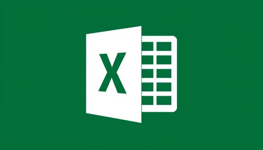 Minimalist Excel logo on green background, conditional formatting in Excel