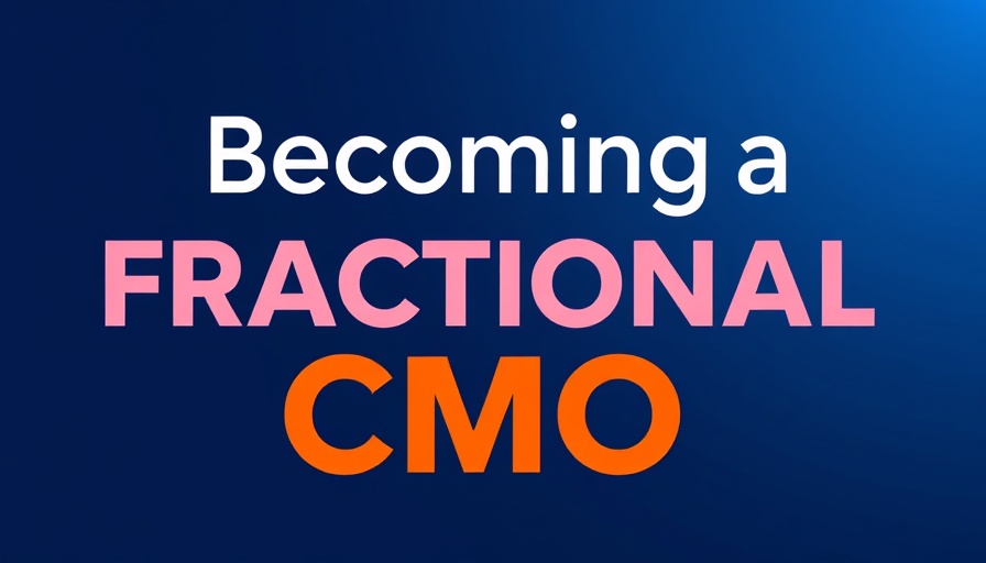 Bold design for Fractional CMO Services guide