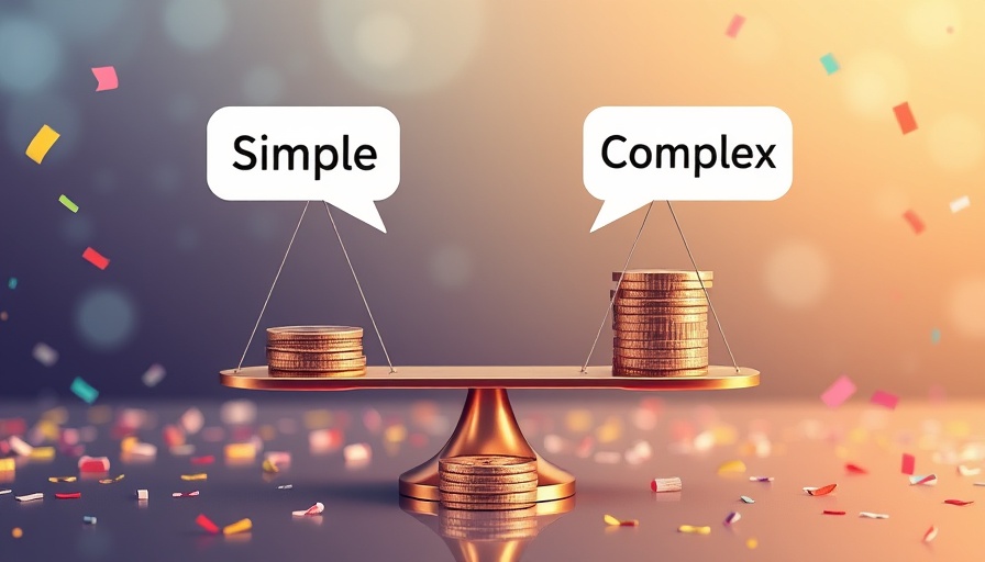 Illustration of AI pricing models with balance scale for small businesses.