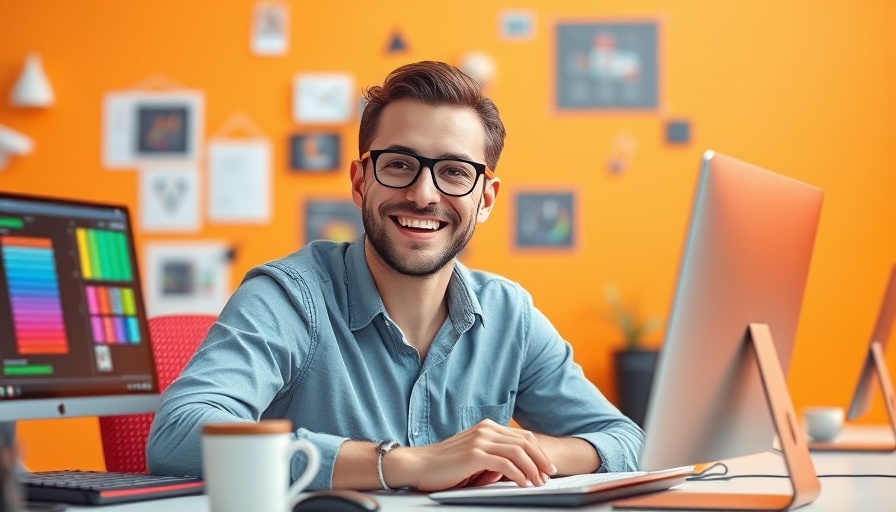 Google AI Studio for Small Businesses: Man in modern workspace.