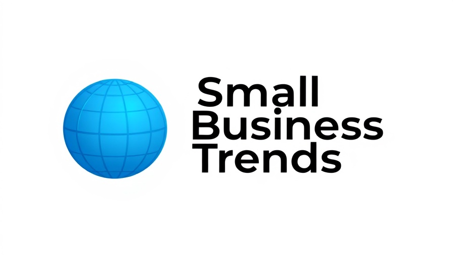 Modern logo for Small Business Trends, featuring a blue sphere.