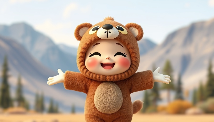 Cute cartoon character in animal costume representing community feedback.