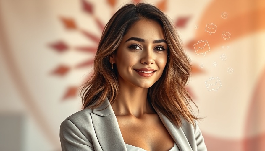 Confident woman in modern setting, symbolic of social media trend fatigue.