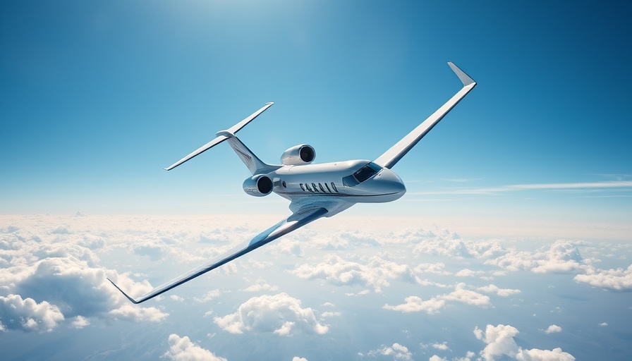 Private jet contrail in blue sky showcasing benefits of private jet rental.