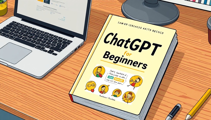 ChatGPT for marketing book illustration on desk
