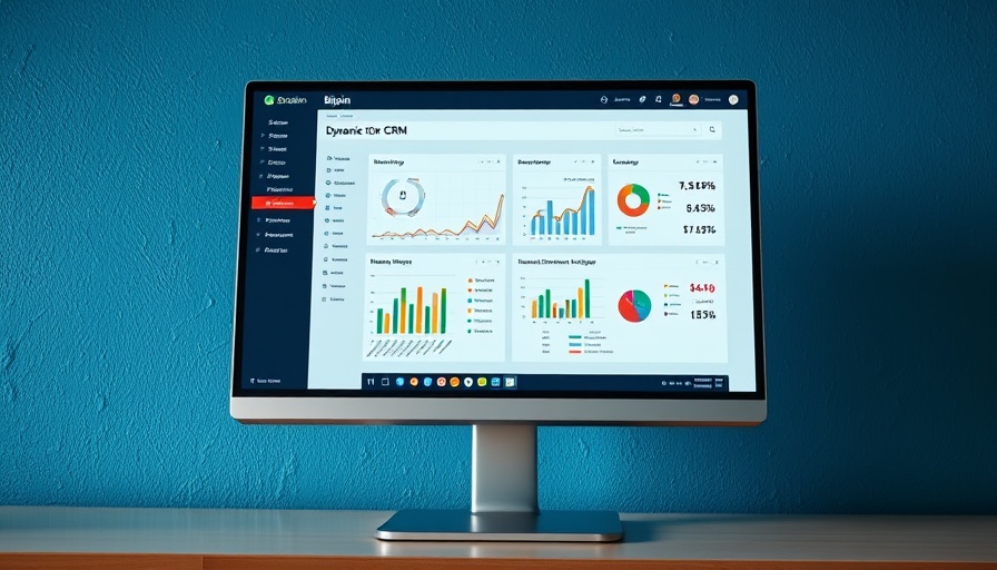 CRM dashboard on screen for turning spreadsheets into sales pipeline.