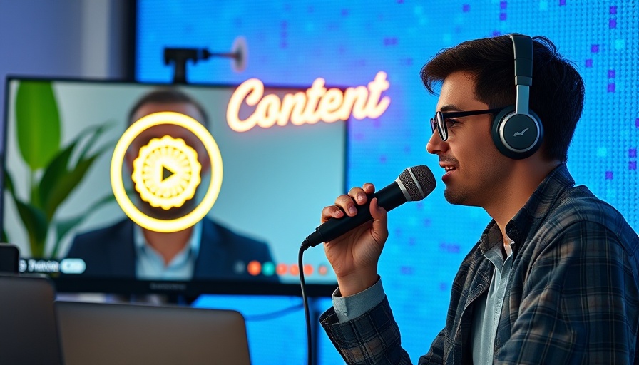 Professionals discuss content marketing leads generation strategies in a digital setting.