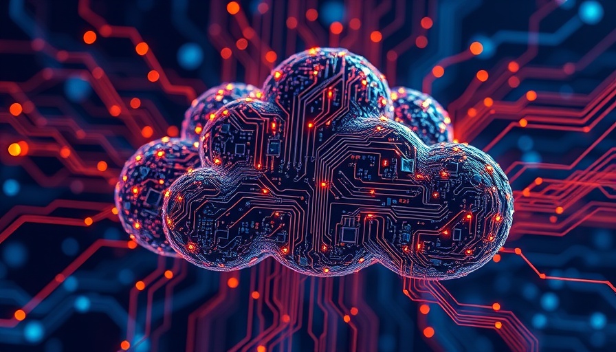 Futuristic cloud computing network for AWS AI agents.