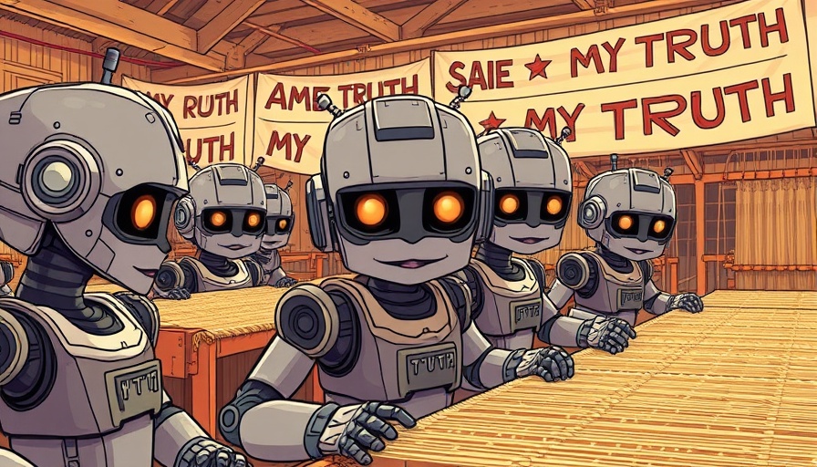 Cartoon robots illustrating the personalization trap in AI.