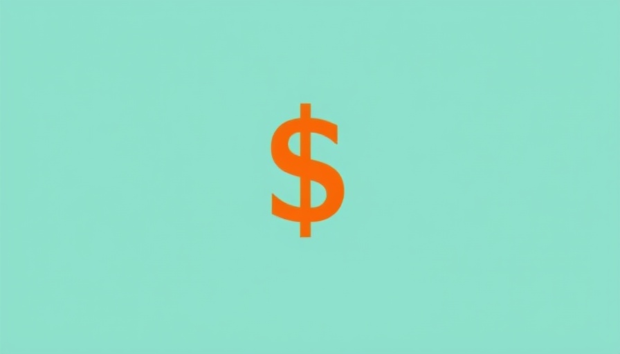 Minimalist dollar sign symbolizing financial automation for advisors.